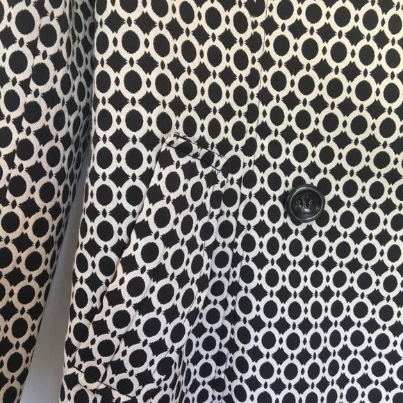 Double-Breasted trench coat | polka dots | lapel - Picture 3 of 8